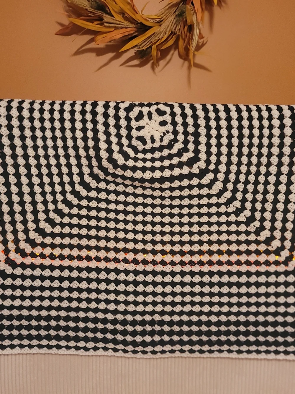 Halloween/Fall Crochet Throw Blanket